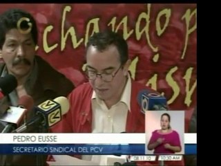 El PCV respalda las acciones de expropiación del gobierno, p