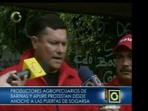 Anoche comenzó la protesta de productores agropecuarios de B
