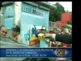 Imágenes de RCTV internacional con los 33 usuarios del Metro