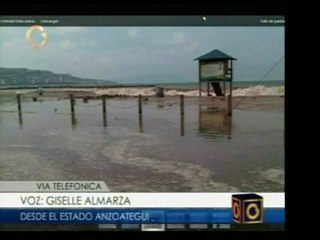 En Anzoátegui las autoridades se preparan para alto oleaje e
