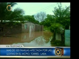 Carora sufrió  inundaciones que afectaron un alto número de
