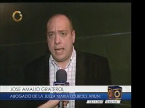 El abogado de la jueza María Lourdes Afiuni, Amalio Graterol