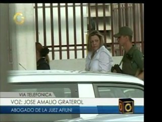 María de Lourdes Afiuni volvió al INOF sin realizarse todos