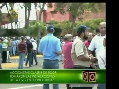 Accionistas clase B de SIDOR tomaron las instalaciones de la