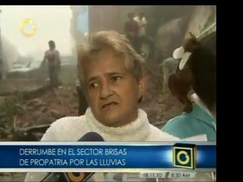 Brisas de Propatria, en Caracas, sufrió un derrumbe a causa
