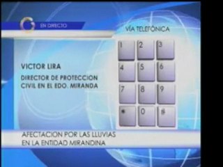 Recientes precipitaciones han afectado 30 viviendas en Miran