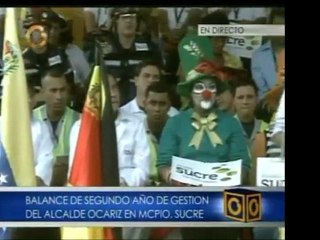 Alcalde de Mun. Sucre, Carlos Ocariz, da un balance de su ge