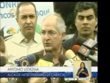 Alcaldes Carlos Ocariz y Antonio Ledezma lamentan la politiz