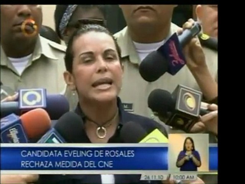 Esposa de Manuel Rosales, Eveling Trejo, acatará la medida c