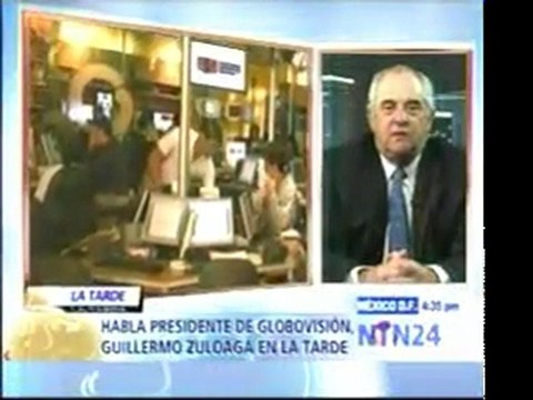 Entrevista del presidente de Globovisión, Guillermo Zuloaga,