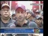El gobernador de Miranda, Henrique Capriles, informó que van