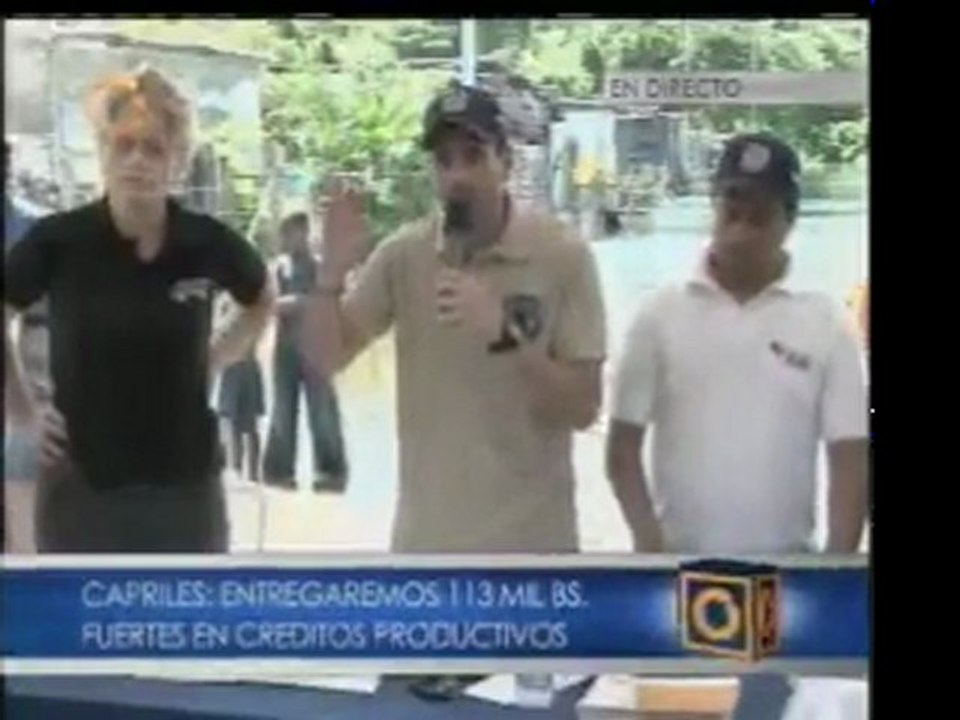 Gobernador de Miranda, Henrique Capriles Radonski, se refier