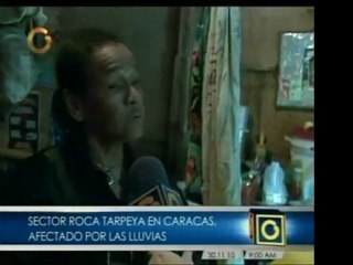 Habitante de Roca Tarpeya, en Caracas, cuenta cómo el agua a