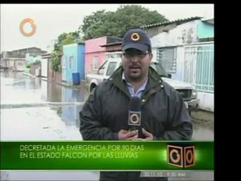 Reporte desde el estado Falcón, donde la emergencia se decla