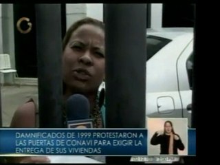 Damnificados de la vaguada de 1999 exigen ante CONAVI la viv