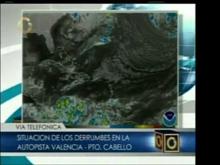 Autopista Valencia - Puerto Cabello ha sufrido derrumbes por