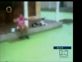 El nivel de las inundaciones es tal en Colombia, que en algu