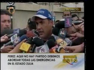 Pablo Pérez cree necesaria la declaratoria de emergencia en