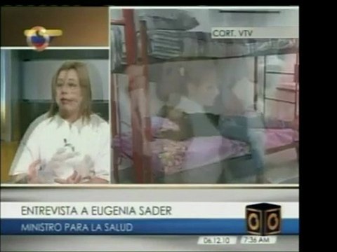 Ministra de la Salud, Eugenia Sader, garantiza que se vigila