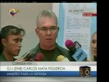 G/J Carlos Mata Figueroa informa del envío de plantas potabi
