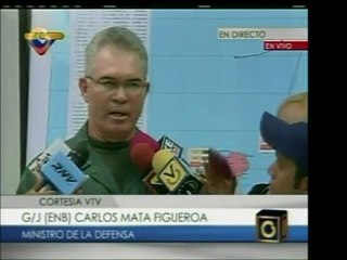 Ministro de la Defensa, G/J Carlos Mata Figueroa, ofrece un