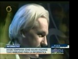 El fundador de Wikileaks, J. Assange, se encuentra detenido