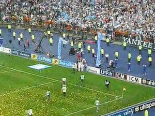 Tour d'honneur OM Coupe de la ligue 2011