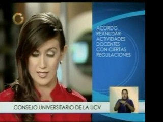 La UCV reanuda las clases ciertas condiciones relacionadas a