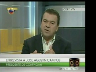 Confagan afirma a través de su pdte. José Agustín Campos, qu