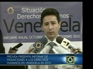 PROVEA presenta su informe sobre anual sobre Derechos Humano