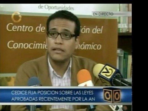 CEDICE fija posición y analiza leyes recién aprobadas en la