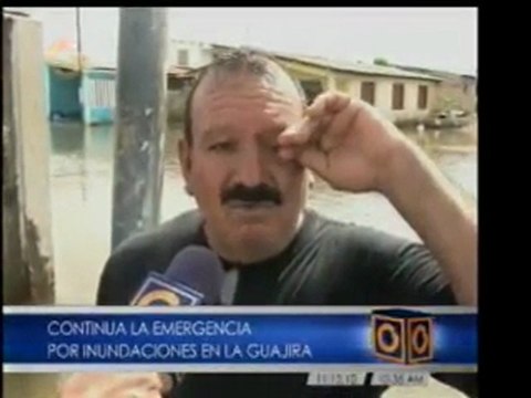 Continua la emergencia por inundaciones en la Guajira