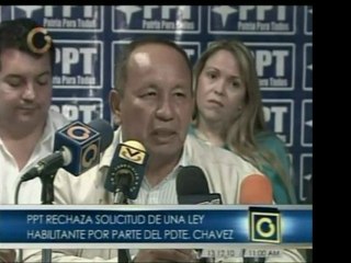 El PPT se pronuncia en contra de la ley habilitante para el