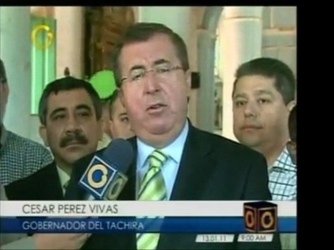 Gobernador del Táchira, César Pérez Vivas, declara desde la