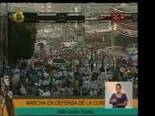 Imágenes y sonidos en directo desde la marcha "Todos unidos