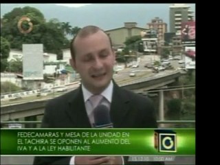 Diputados del Táchira y Fedecámaras de esa entidad se pronun