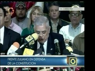 Se crea el Frente Zuliano en Defensa de la Constitución, el