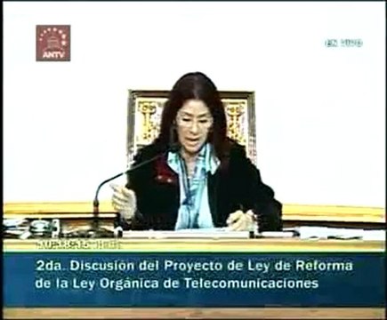 AN sanciona Ley Orgánica de Telecomunicaciones