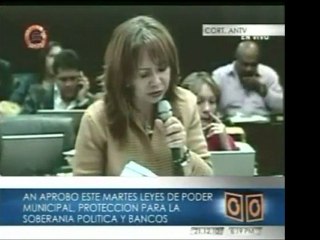 La AN discutió y sancionó la Ley del Poder Público Municipal