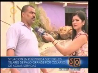 Vecinos del sector Telares de Palo Grande en Ruiz Pineda ase