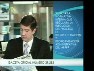 Aspectos más resaltantes del sumario de la Gaceta Oficial de