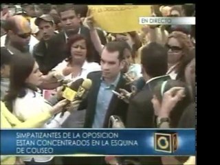 Declaraciones de los diputados Juan Carlos Caldera, Dinorah