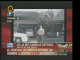 La congresista Gabrielle Giffords recibió un disparo en la c