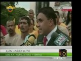 Ministro de Agricultura y Tierra Juan Carlos Loyo informa de