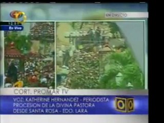 Procesión de la Divina Pastora en Santa Rosa, estado Lara