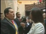 Presidente Chávez saludó a la diputada María Corina Machado