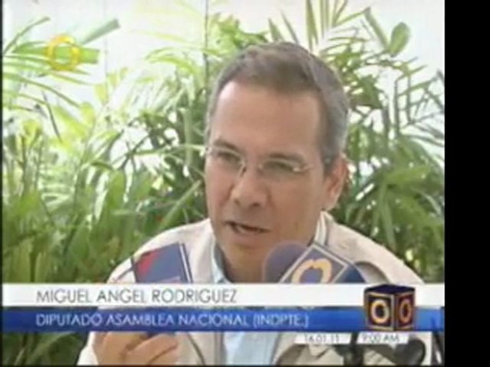 El diputado a la Asamblea Nacional, Miguel Ángel Rodríguez,