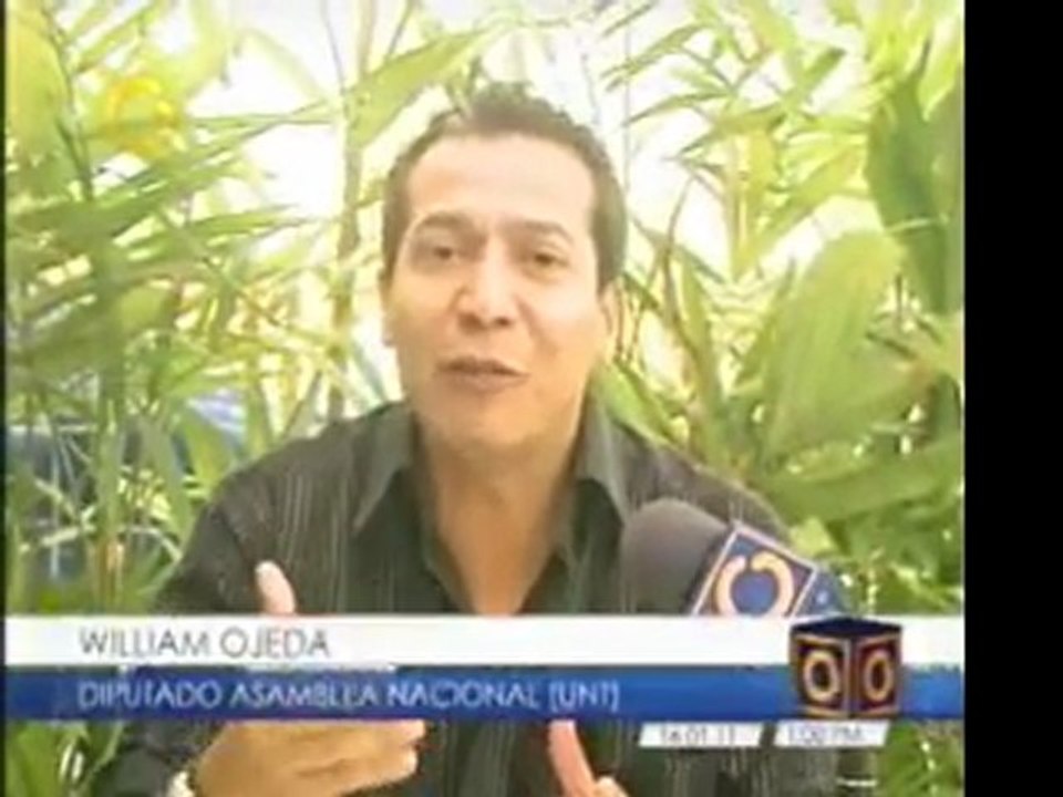 Declaraciones del diputado William Ojeda