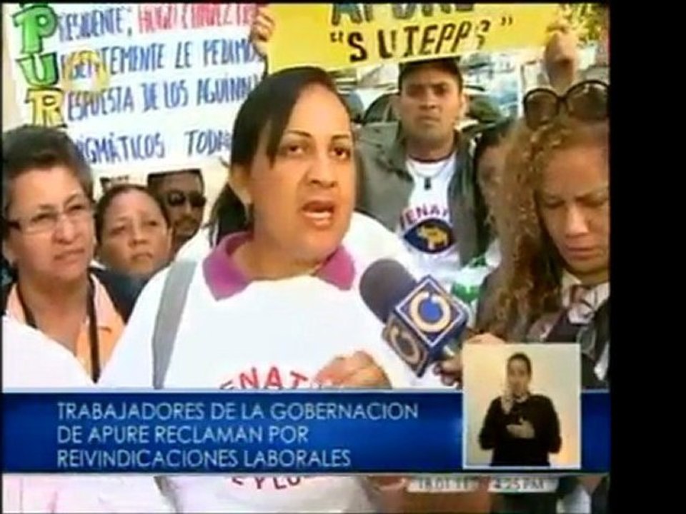 Hasta las puertas de Globovisión llegaron trabajadores de la