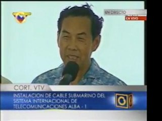 Inicia instalación de cable submarino para Cuba